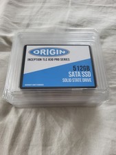 NEW UNUSED 5x Origin Storage Inception TLC830 Pro 512GB SSD SATA III 2.5" BUNDLE