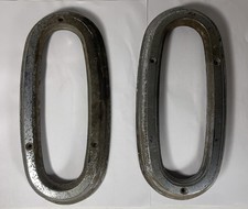 1950 50 Studebaker Champion Tail Light Lamp Trim Ring Bezel Chrome Oem Pair 1950 50 Studebaker Champion Tail Light Lamp Trim Ring Bezel Chrome Oem Pair