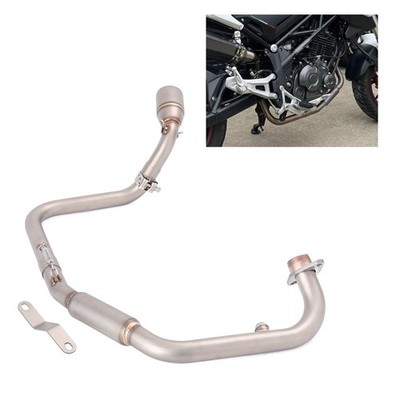 For Benelli TNT125 TNT135 2017-2025 Exhaust System Header Pipe Middle Link Tube