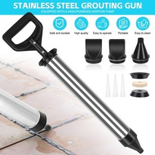 Grout Gun For Mortar Sprayer Cement Caulking Gun Pump Applicator Tool W/6nozzles