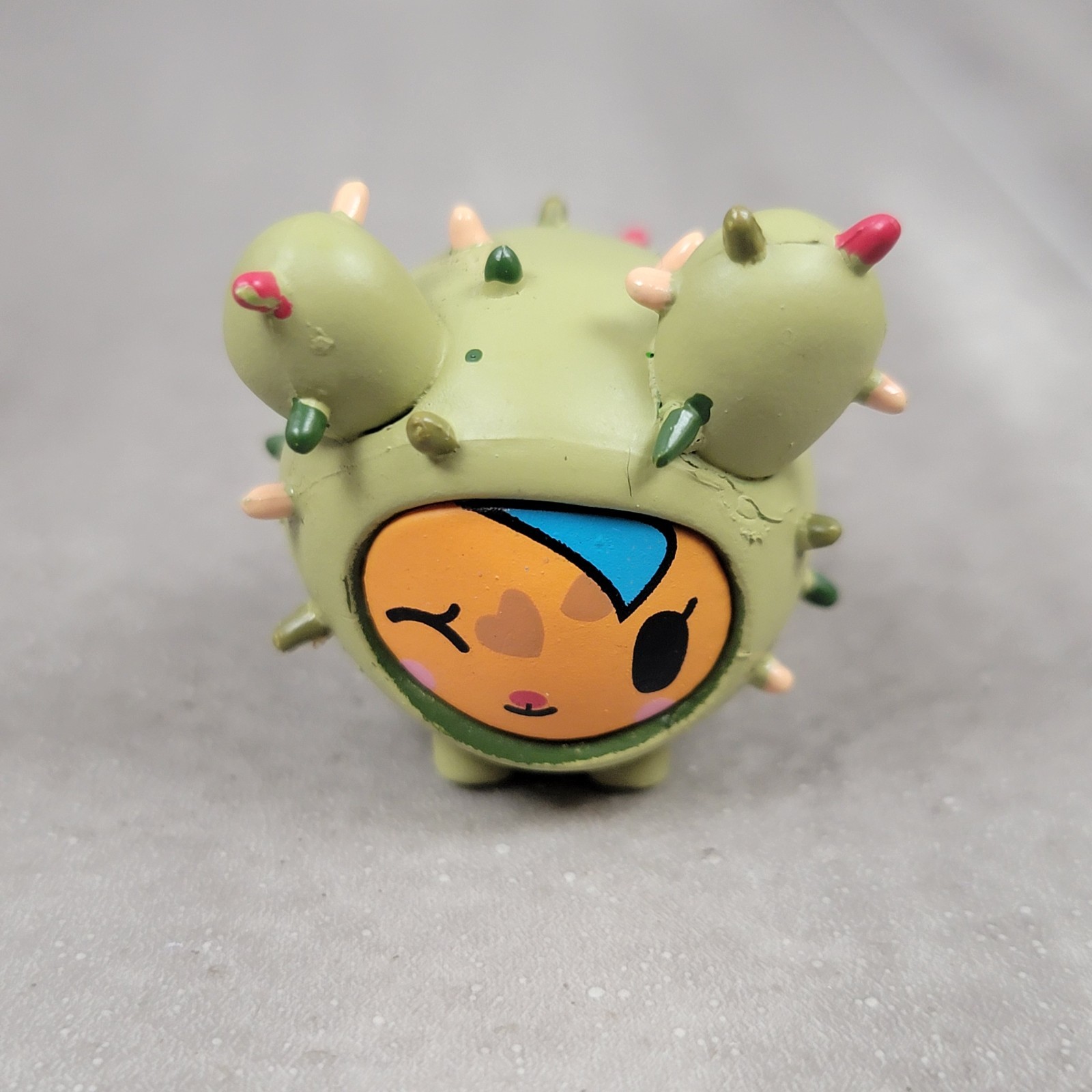 Tokidoki Cactus Pups 1"  Mini Figures 2007 StrangeCo Set Of 6 (1 Accessory)