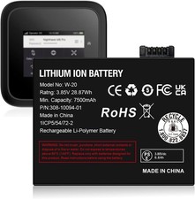 7500mAh W 20 Battery for NETGEAR Nighthawk 5G WiFi 6 Mobile Hotspot Pro by AT T