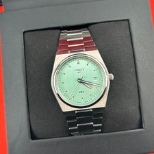 Tissot PRX Mint Green Dial 316L Stainless Steel Men's Watch T137.410.11.091.01