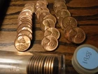 1958 Lincoln Wheat Cent Roll - Uncirculated