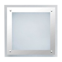 Weiß Chrom Moderne Deckenlampe Deckenleuchte 3X60W/E27 45X7,2 [Cm]