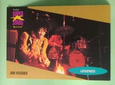 1991 Pro Set SuperStars MusiCards #11 Jimi Hendrix