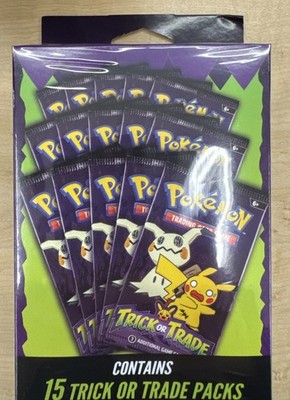 Pokemon Trick or Trade Booster Pack box 15 Packs 2025 Sealed