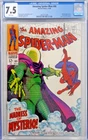 🕸AMAZING SPIDER-MAN #66 CGC 7.5*MARVEL 1968*CLASSIC MYSTERIO COVER*ROMITA*WHITE