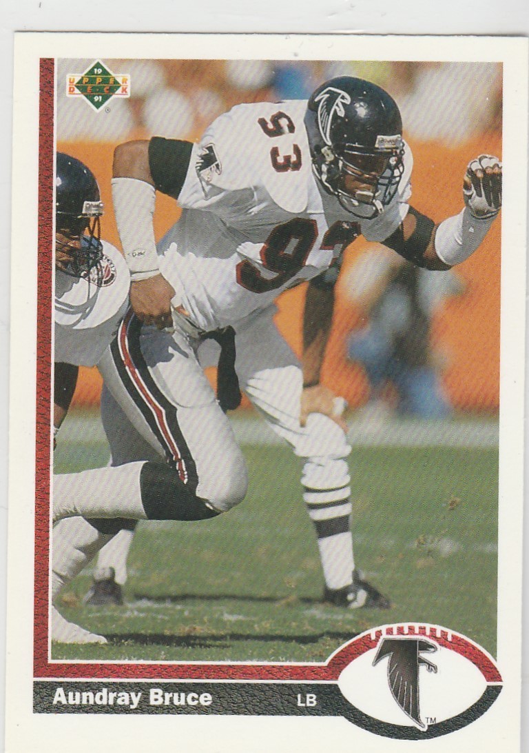 1991 upper deck #398 Aundray Bruce FALCONS