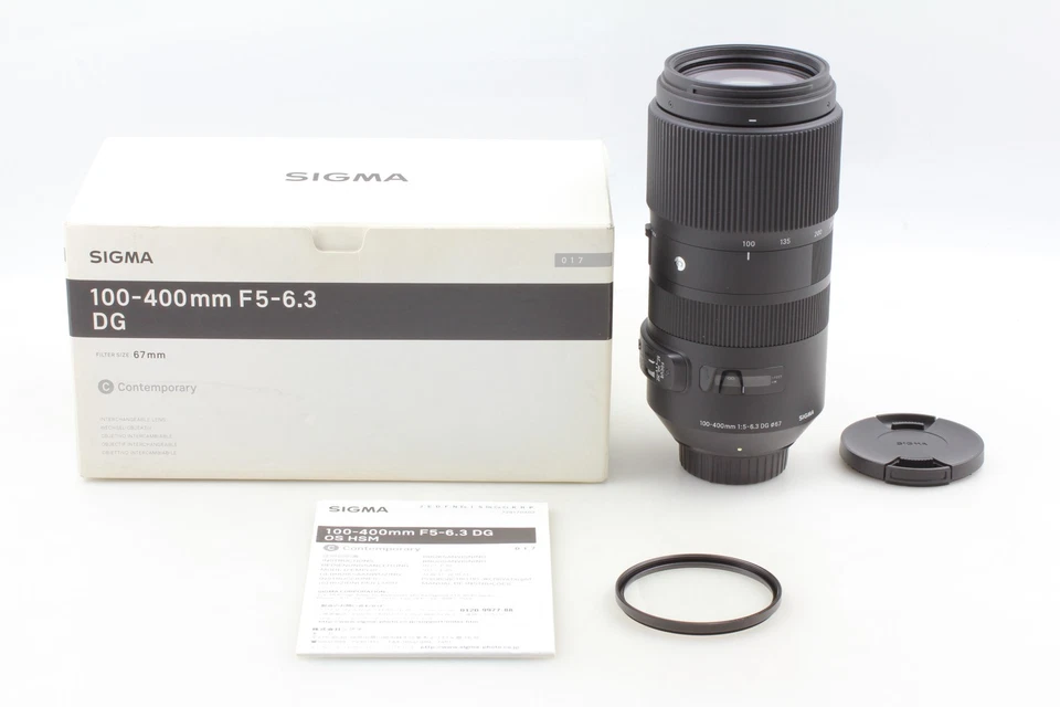 [N MINT+++ w/Box] Sigma 100-400mm f5-6.3 DG OS HSM Lens for Nikon F From JAPAN - Image 2 of 4