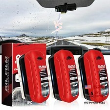 New Automotive Oil Film Cleaning Brush,Oil Film Remover for Car Windshield, 3-G