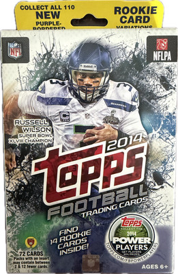 2014 Topps Football Hanger Box Factory Sealed 72 Card-Find 14 Rookies Inside