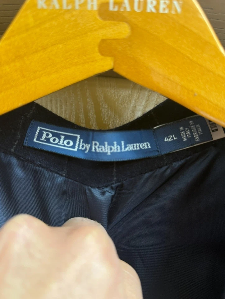 Polo Ralph Lauren Wool Flannel Chalkstripe Suit, 2023, Navy, 42r 42L - Image 4 of 4