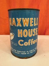 Maxwell House Kaffee Dose Original aus den 40er 50er Jahren ungeöffnet. Rarität 