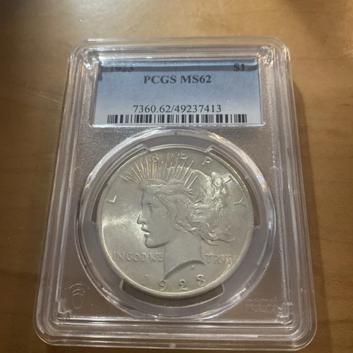 Ms 62 1923 Peace Dollar