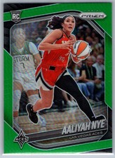 2025 Panini Prizm WNBA Aaliyah Nye Green Prizms #15