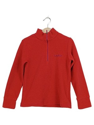 Odlo Funktionspullover Kinder Gr. 116 Gestreift Rot