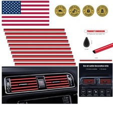 20 Pieces Universal Car Air Conditioner Vent Trim Decoration Strip Accessorie...