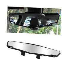Car Rear View Mirror, Panoramic Convex Clip-On Wide Angle Large Vehicle