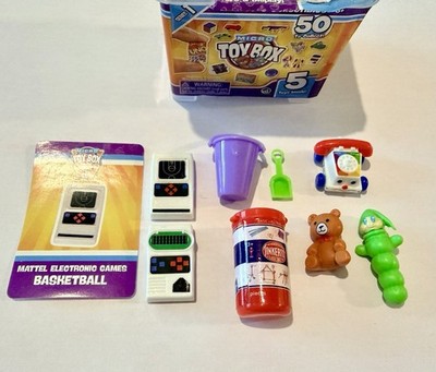 World's Smallest Micro Toy Box ''Series 1'' Lot Of 7 Miniatures ~Glow Worm
