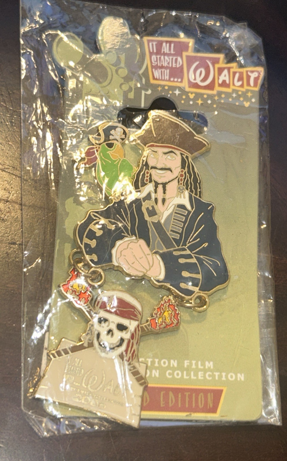 Disney Pin Event Jack Sparrow Pirates It All Started With Walt Johnny Depp Dangl