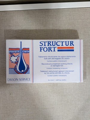 Dikson Structur Fort Ampoules Reconstructing Treatment 10x12 ml New