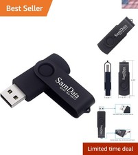 Durable 8GB USB Flash Drive with LED Indicator - Versatile Compatibility