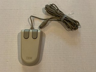 IBM PS/2 Two Button Ball Mouse Model 6450350 90X6778 Vintage OEM. Untested.