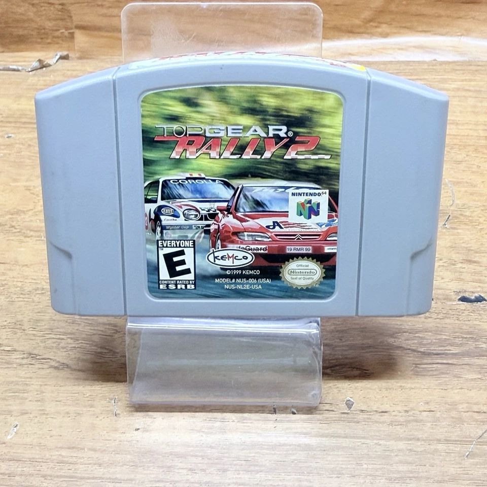 Videojuego Top Gear Rally 2 (Nintendo 64, 1999) N64 Racing Cart solo retro Foto 2 de 4