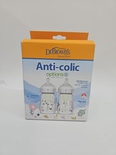 Dr. Browns Options Anti Colic 5oz Wide Neck Bottle to Sippy Cup 2Pcs