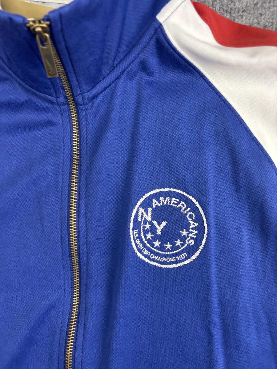 Nike Jacket Mens XL NY Americans Soccer Track Full Zip 2005