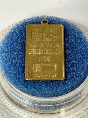 Credit Zurich 1.0 Grams Fine Gold .418 20973 | eBay