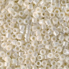 DB1900 Miyuki Delica Beads 11/0 Opaque Ivory Luster 7.2GM