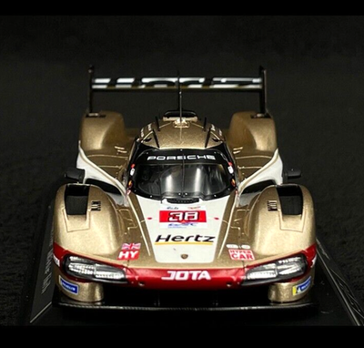 Porsche 963 LMDH Hertz Jota 24h Le Mans 2023 Spark Diecast Model