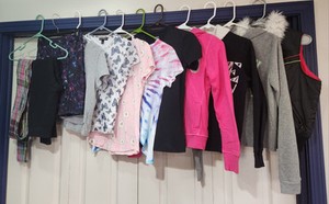 Mix Lot of  12 Junior Girls Sz Small- Reebok, Aeropostale, Athletic Works & more