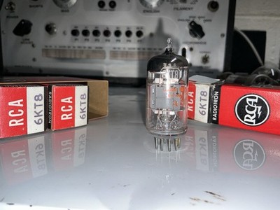 LOT OF 3  NOS NIB RCA 6KT8 VACUUM TUBE