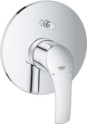 Eurosmart Bath Trim Set with Automatic Diverter & Quickfix - No Body Included