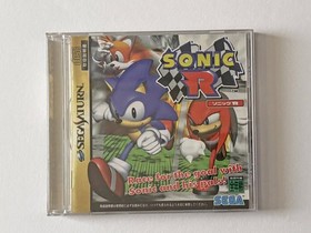 Sega Saturn Sonic R With Obi Postcard Ss