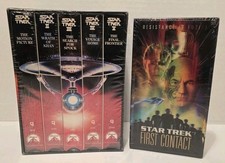 Star Trek The Movies 25th Anniversary Collector's Edition Box VHS First Contact