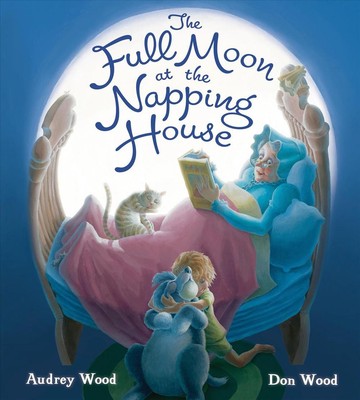 The Full Moon at the Napping House Padded by Audrey Wood (English) Board Book Bo