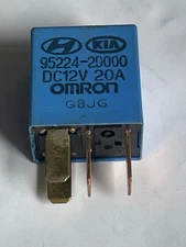 Genuine Hyundai & Kia Multi-Use 4-Pin Blue Relay Omron 95224-2D000 12V 20A