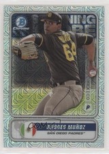 2020 Bowman Mega Box Mojo Refractor Andres Munoz #STG-AM Rookie RC 02qj