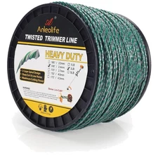 Dual Core Twisted Trimmer Line Spool - .095" x 1181ft, Reduces Noise & Vibration
