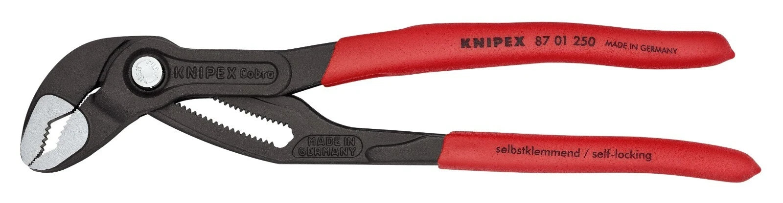 Knipex Cobra 87 01 250 Water Pump Pliers 10 Inch Adjustable Pliers