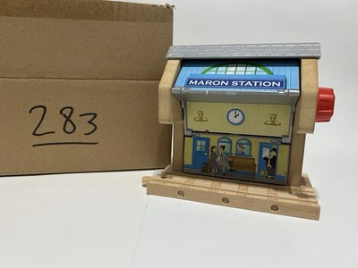 Thomas Wooden Sodor 3-in-1 Scene Lumber Ice Cream Factory Maron Station #283 - Image 1 of 4