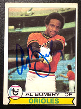 1979 Topps AL BUMBRY Autographed Baseball Card #517 ORIOLES