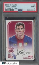 2012-13 Panini FC Barcelona Soccer #163 Lionel Messi PSA 9 MINT
