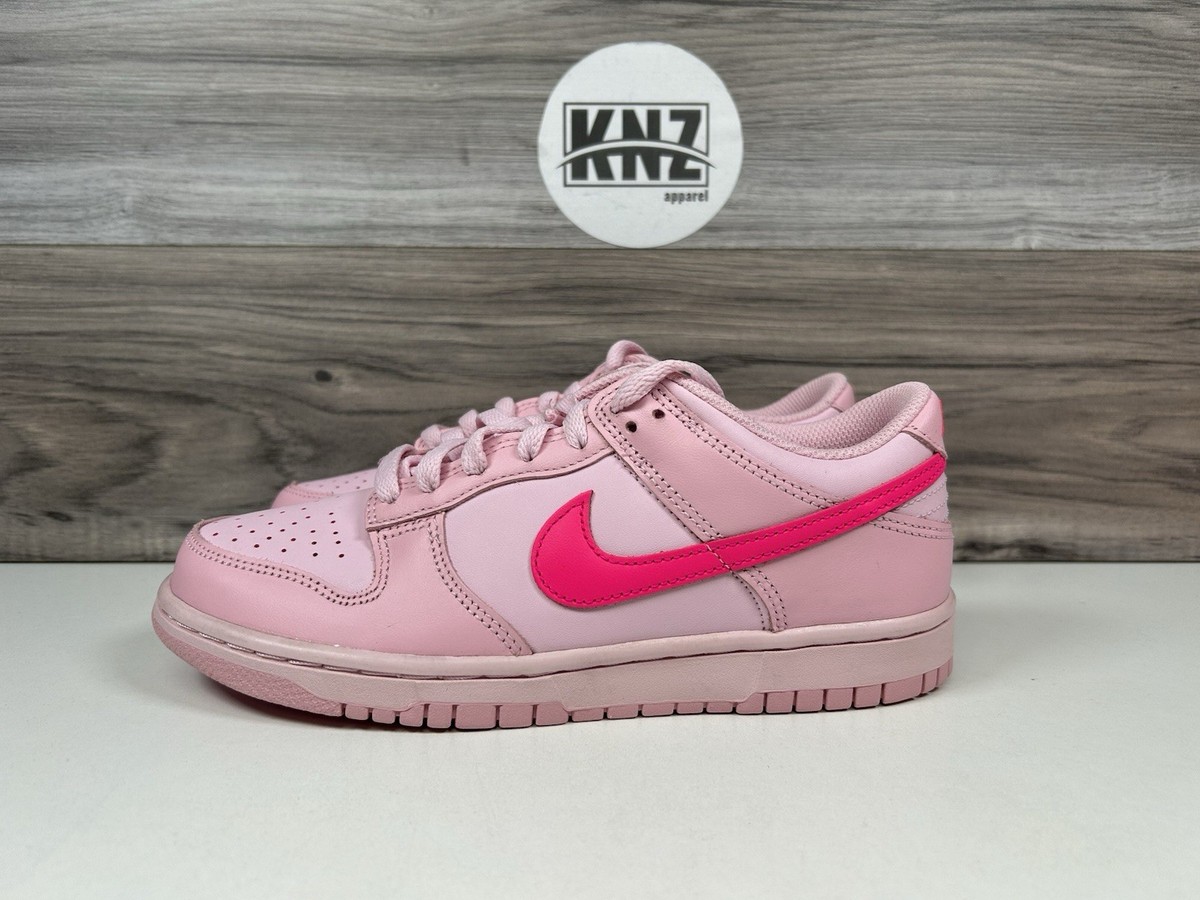 Nike DUNK Low Triple Pink Foam White Shoes GS (DH9765-600) Barbie