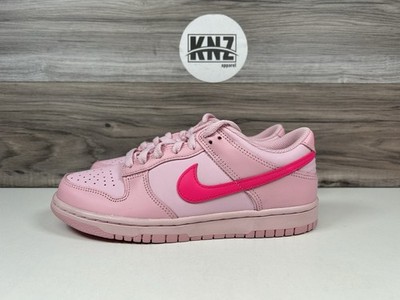 Nike DUNK Low Triple Pink Foam White Shoes GS (DH9765-600) Barbie