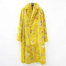 Louis Vuitton Fur Coat Monogram Sheepskin Yel...